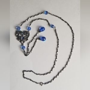 Coleman & Co Vintage Heart Lavalier Necklace